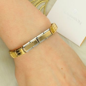 Podwójny Link Composable Classic blaszka do grawerowania ze złota – personalizowana biżuteria (2).jpg